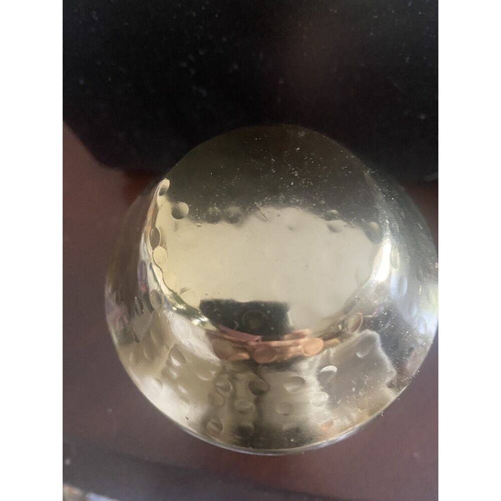 MCM Style Brass Mushroom 5 Inches - Picture 4 of 4